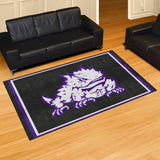 Texas Christian University  5x8 Rug