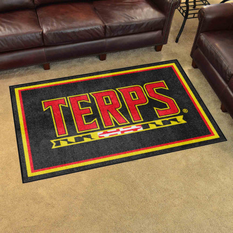 University of Maryland 4x6 Rug