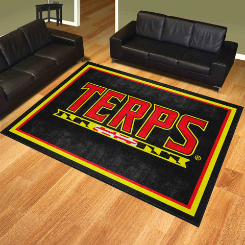 University of Maryland 8x10 Rug