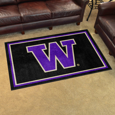 University of Washington 4x6 Rug