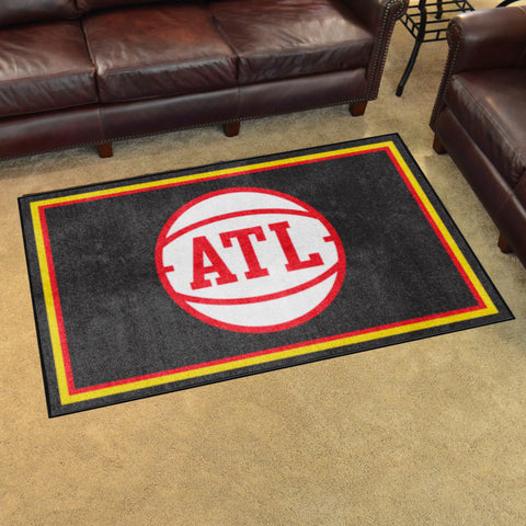 NBA - Atlanta Hawks 4x6 Rug