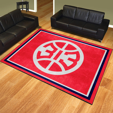 NBA - Detroit Pistons 8x10 Rug