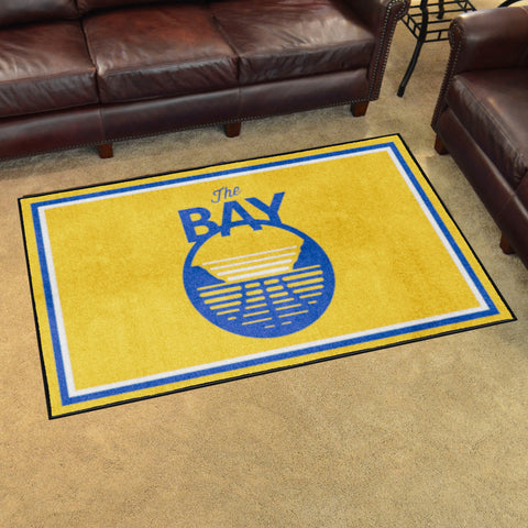 NBA - Golden State Warriors 4x6 Rug