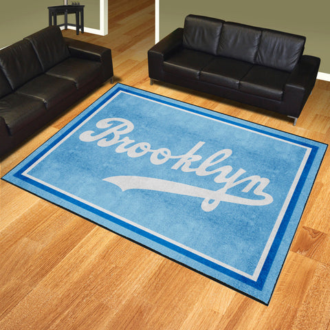 MLBCC ? Brooklyn Dodgers 8x10 Rug