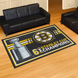 NHL - Boston Bruins 5x8 Rug