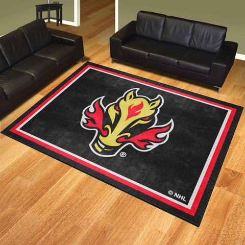 NHL - Calgary Flames 8x10 Rug