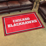 NHL - Chicago Blackhawks 4x6 Rug