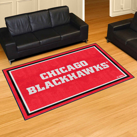 NHL - Chicago Blackhawks 5x8 Rug