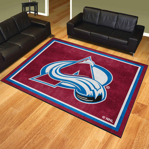 NHL - Colorado Avalanche 8x10 Rug