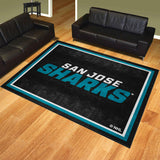 NHL - San Jose Sharks 8x10 Rug