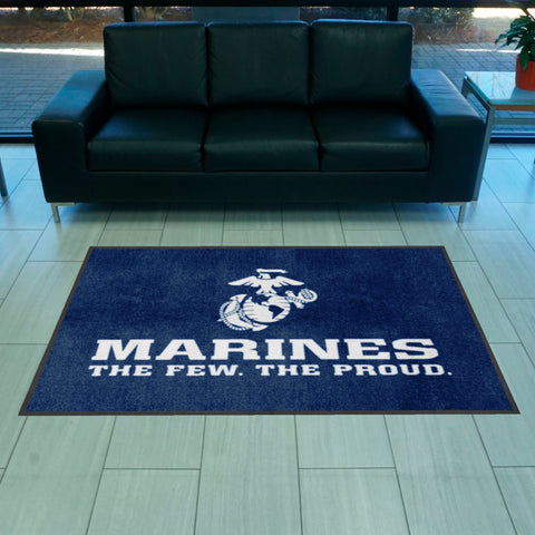 MARINES 4X6 Logo Mat - Landscape