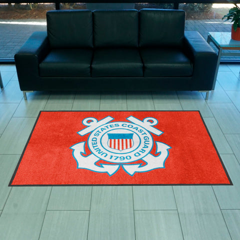 US Coast Guard 4X6 Logo Mat - Landscape