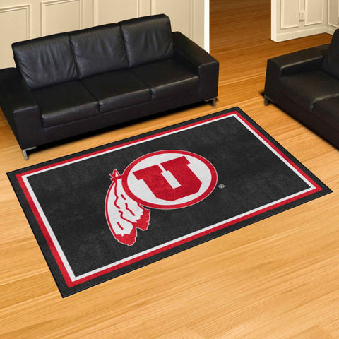 University of Utah 5x8 Rug