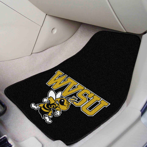 West Virginia State University 2-pc Carpet Car Mat Set