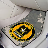 ARMY 2-pc Carpet Car Mat Set