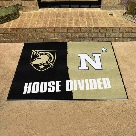 House Divided Mat - Army West Point / Naval Academy