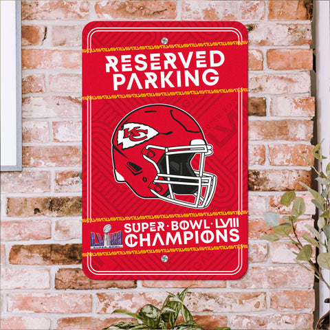 Super Bowl LVIII Champions - Chiefs - Parking Sign