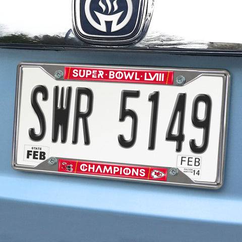 Super Bowl LVIII Champions - Chiefs -License Plate Frame