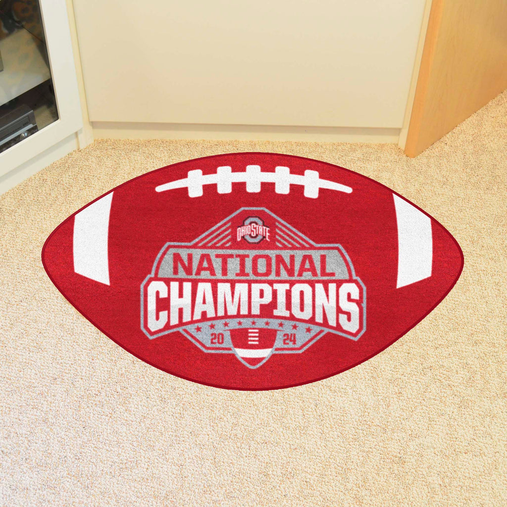 2024-25 College Football Champions Ohio State University Football Mat