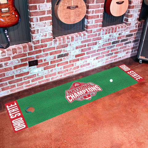 2024-25 College Football Champions Ohio State University Putting Green Mat