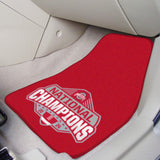 2024-25 College Football Champions Ohio State University 2-pc Carpet Car Mat Set