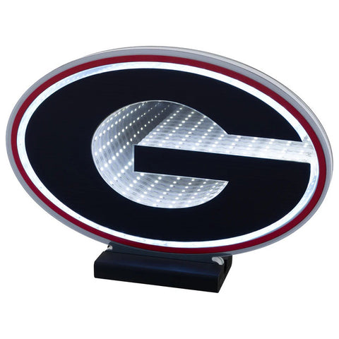 Georgia Bulldogs LED Infinity Logo Light