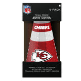 Kansas City Chiefs Zone Cones 4 Pack