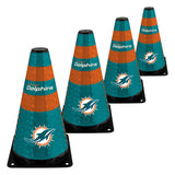 Miami Dolphins Zone Cones 4 Pack