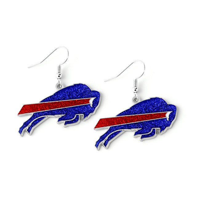 Buffalo Bills Earrings Glitter Dazzle