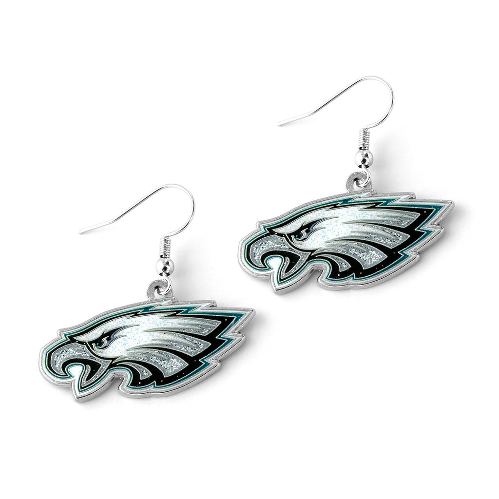 Philadelphia Eagles Earrings Glitter Dazzle