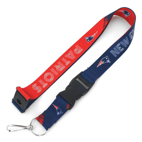 New England Patriots Lanyard Crossfade Design