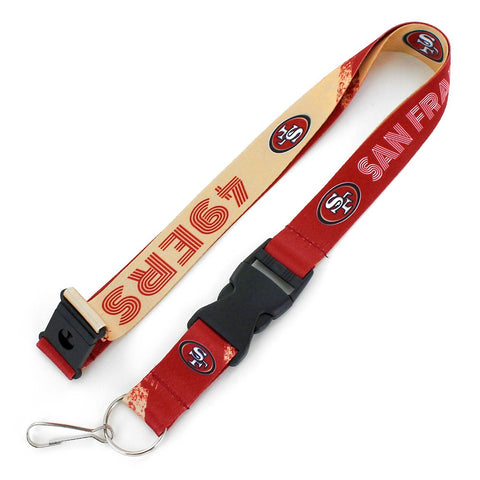 San Francisco 49ers Lanyard Crossfade Design