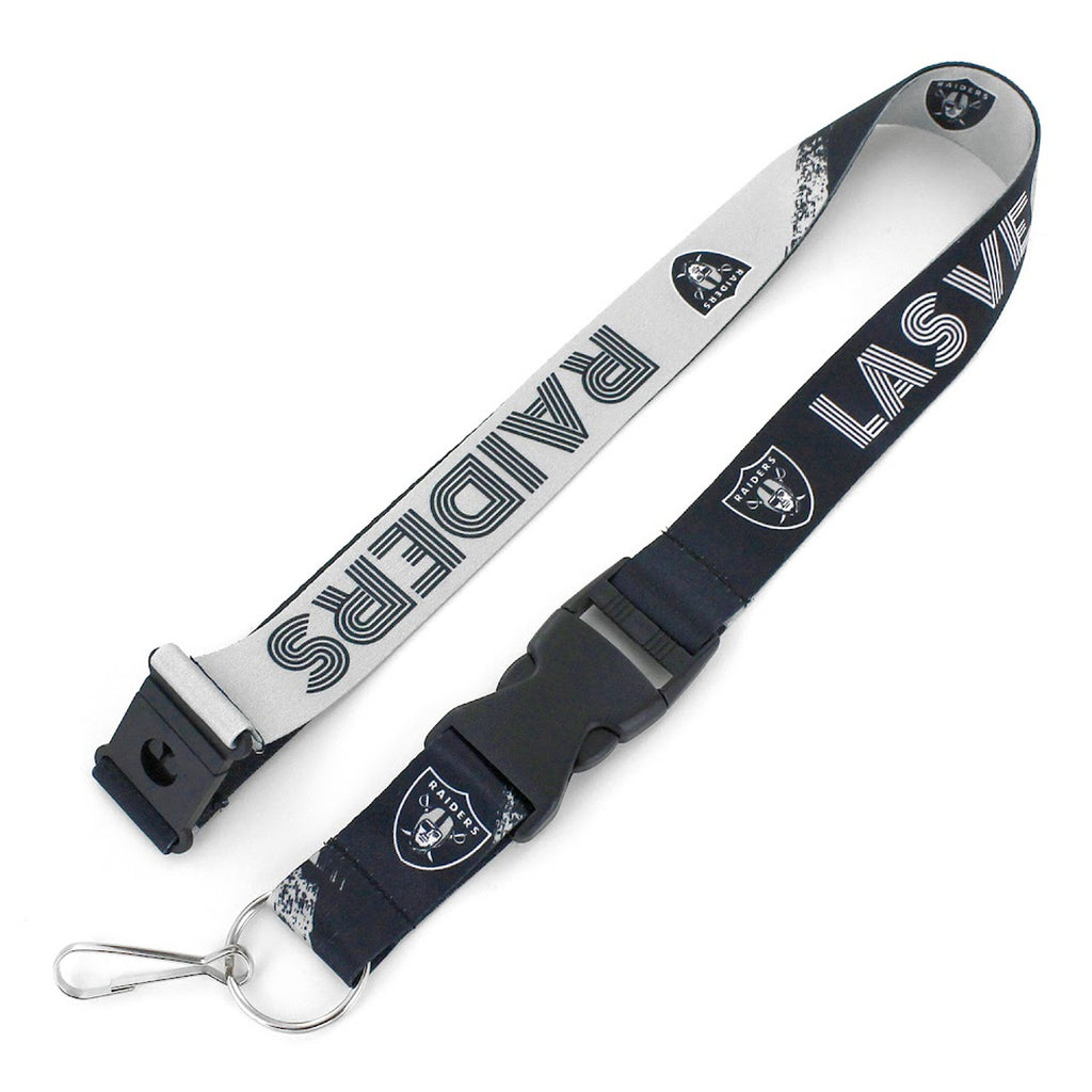 Las Vegas Raiders Lanyard Crossfade Design