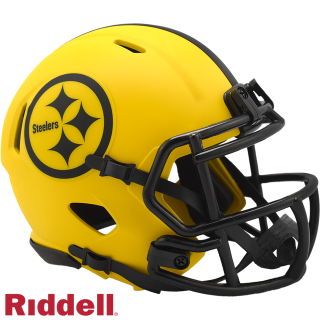 Pittsburgh Steelers Helmet Riddell Replica Mini Speed Style Rave Alternate