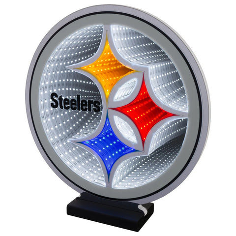 Pittsburgh Steelers LED Infinity Logo Light