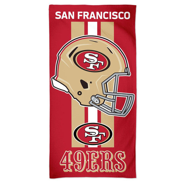 San Francisco 49ers Towel 30x60 Beach Style