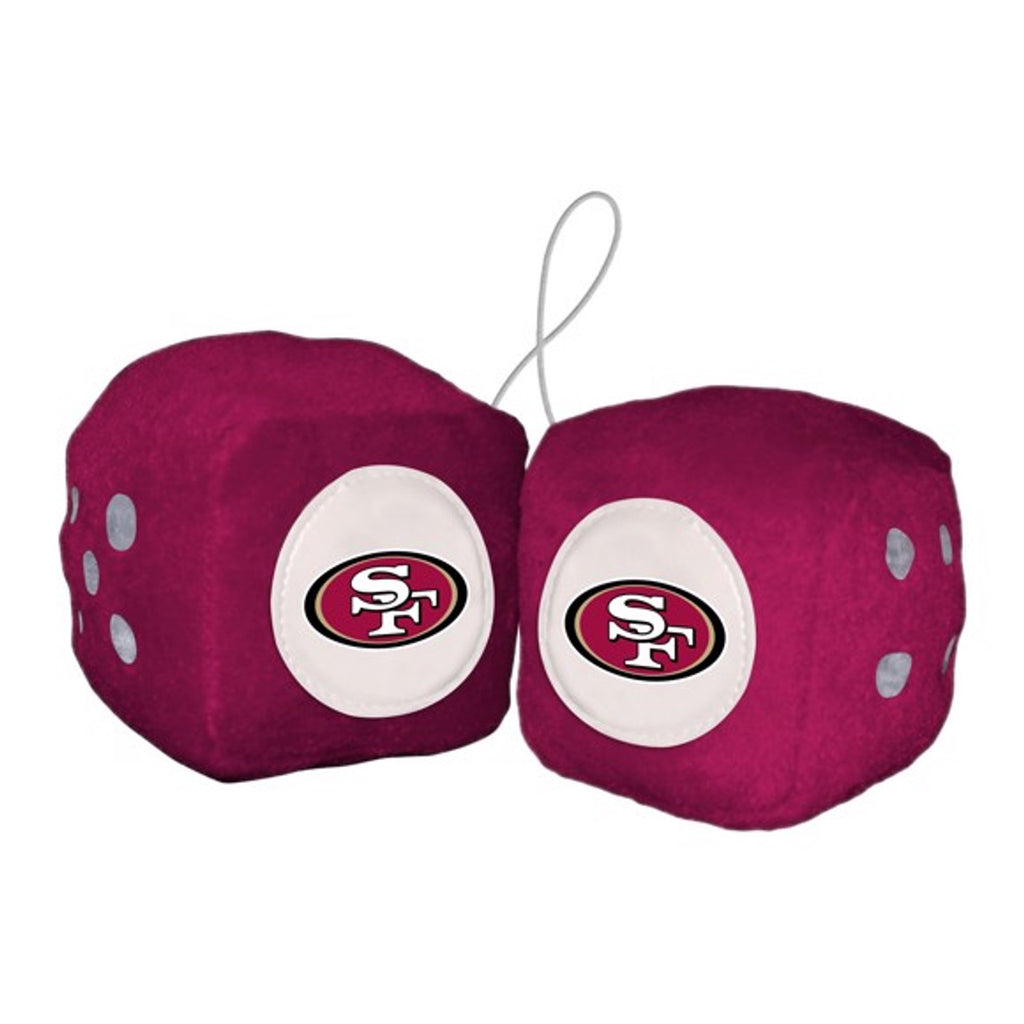 San Francisco 49ers Fuzzy Dice