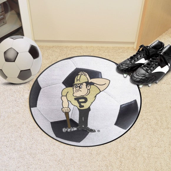 Purdue University Soccer Ball Mat