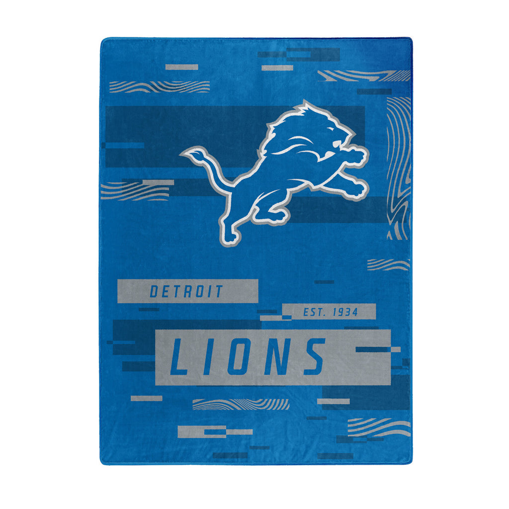 NFL Detroit Lions Throw Quilt Blanket