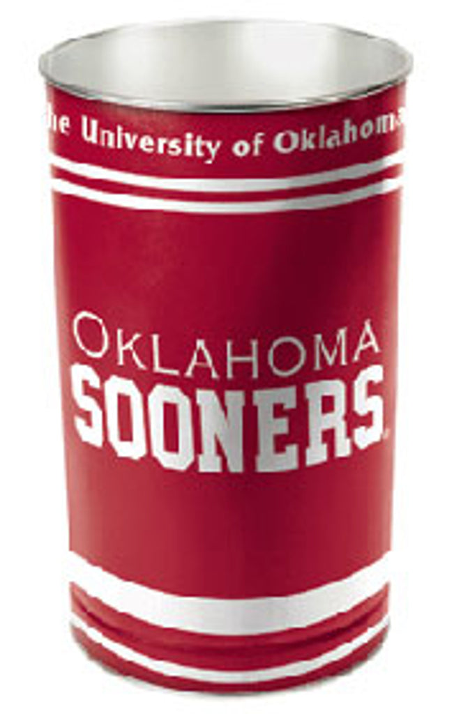 Oklahoma Sooners Wastebasket 15 Inch