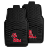 University of Mississippi 2-pc Vinyl Car Mat Set