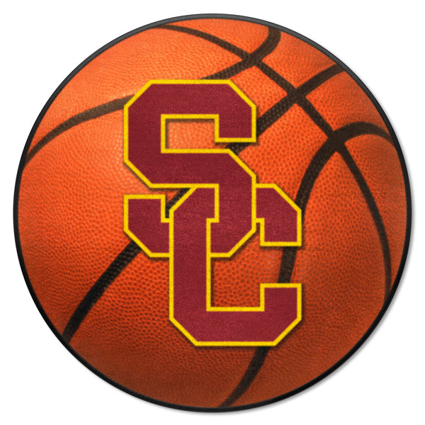 Southern California Trojans Basketball Rug - 27in. Diameter – Reality ...