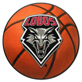 New Mexico Lobos Basketball Rug - 27in. Diameter