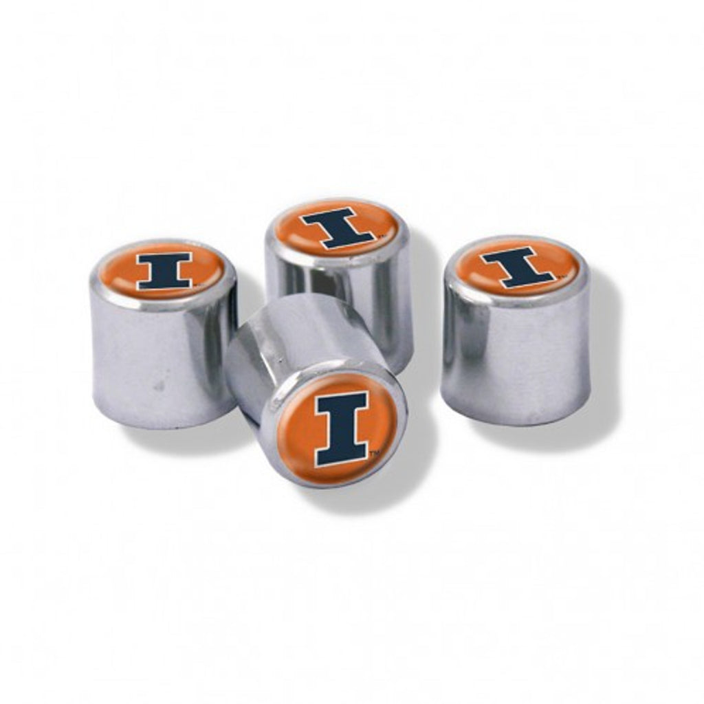 Illinois Fighting Illini Valve Stem Caps - Special Order