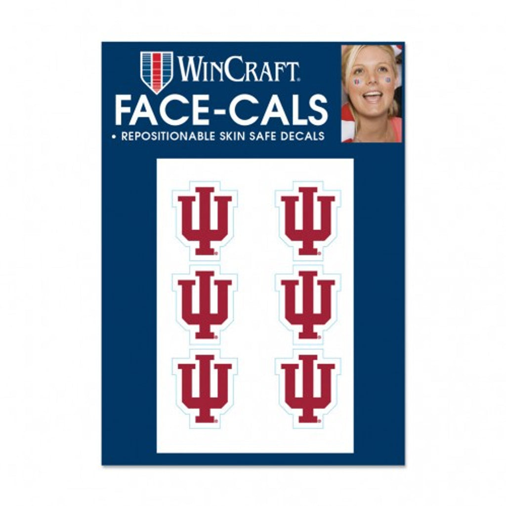 Indiana Hoosiers Tattoo Face Cals Special Order