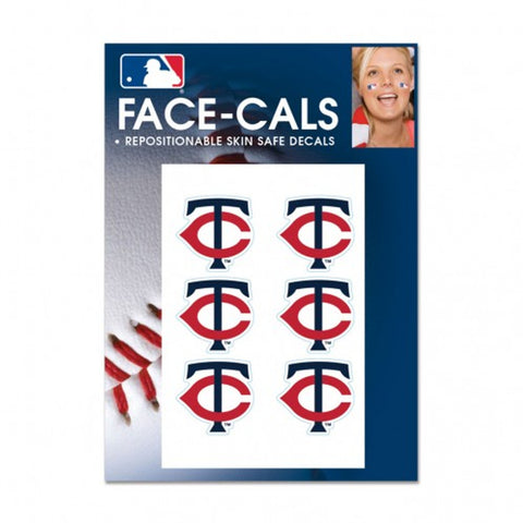 Minnesota Twins Tattoo Face Cals