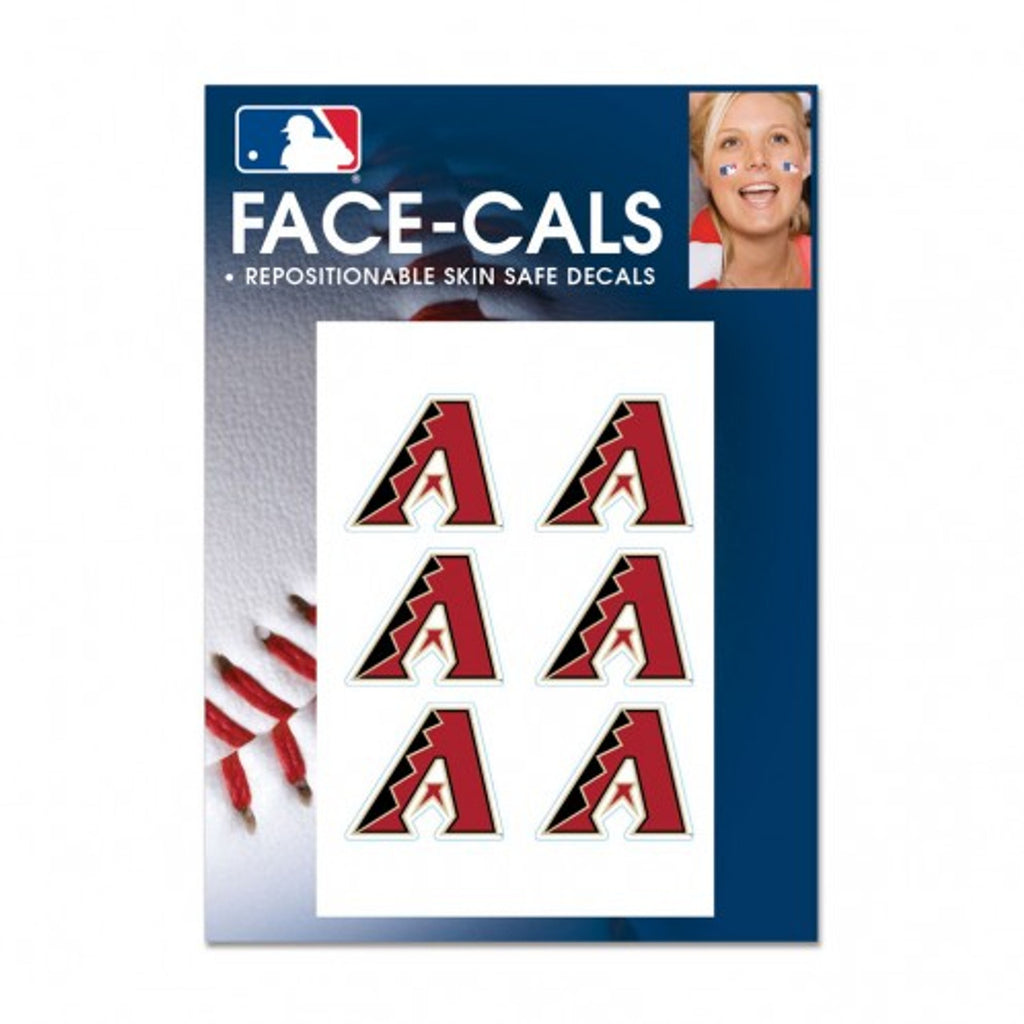 Arizona Diamondbacks Tattoo Face Cals