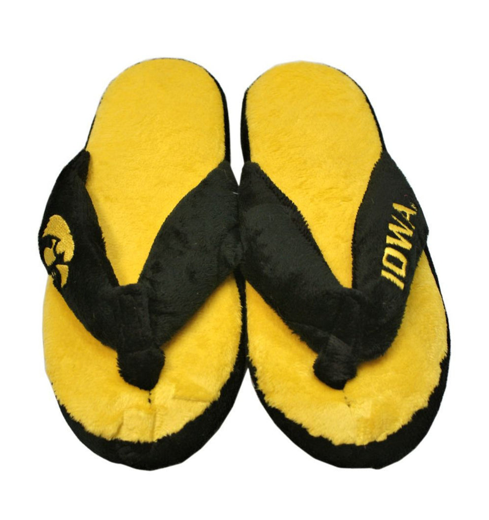 Iowa Hawkeyes Slipper - Women Thong Flip Flop - (1 Pair) - L