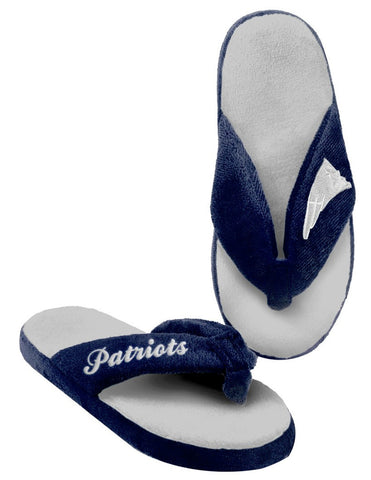 New England Patriots Slipper - Women Thong Flip Flop - (1 Pair) - L