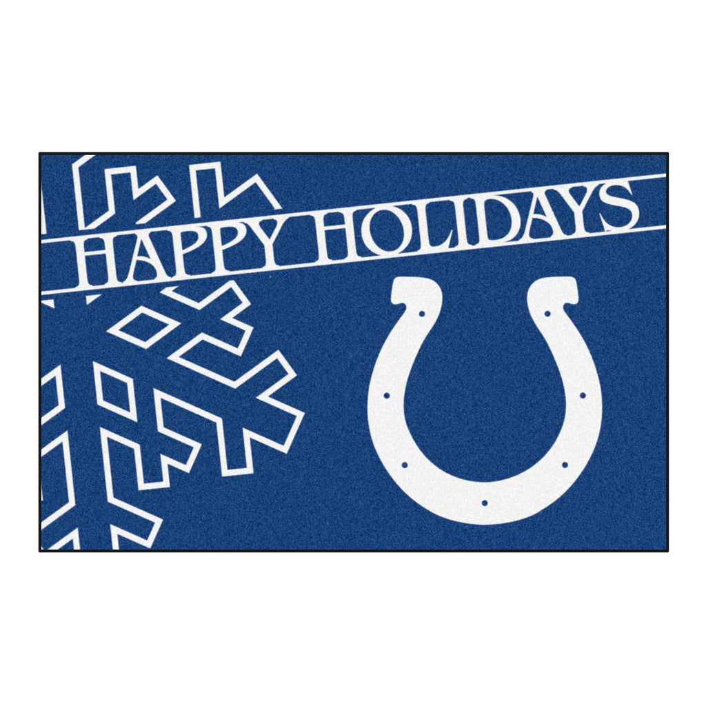 NFL - Indianapolis Colts Starter Mat - Happy Holidays